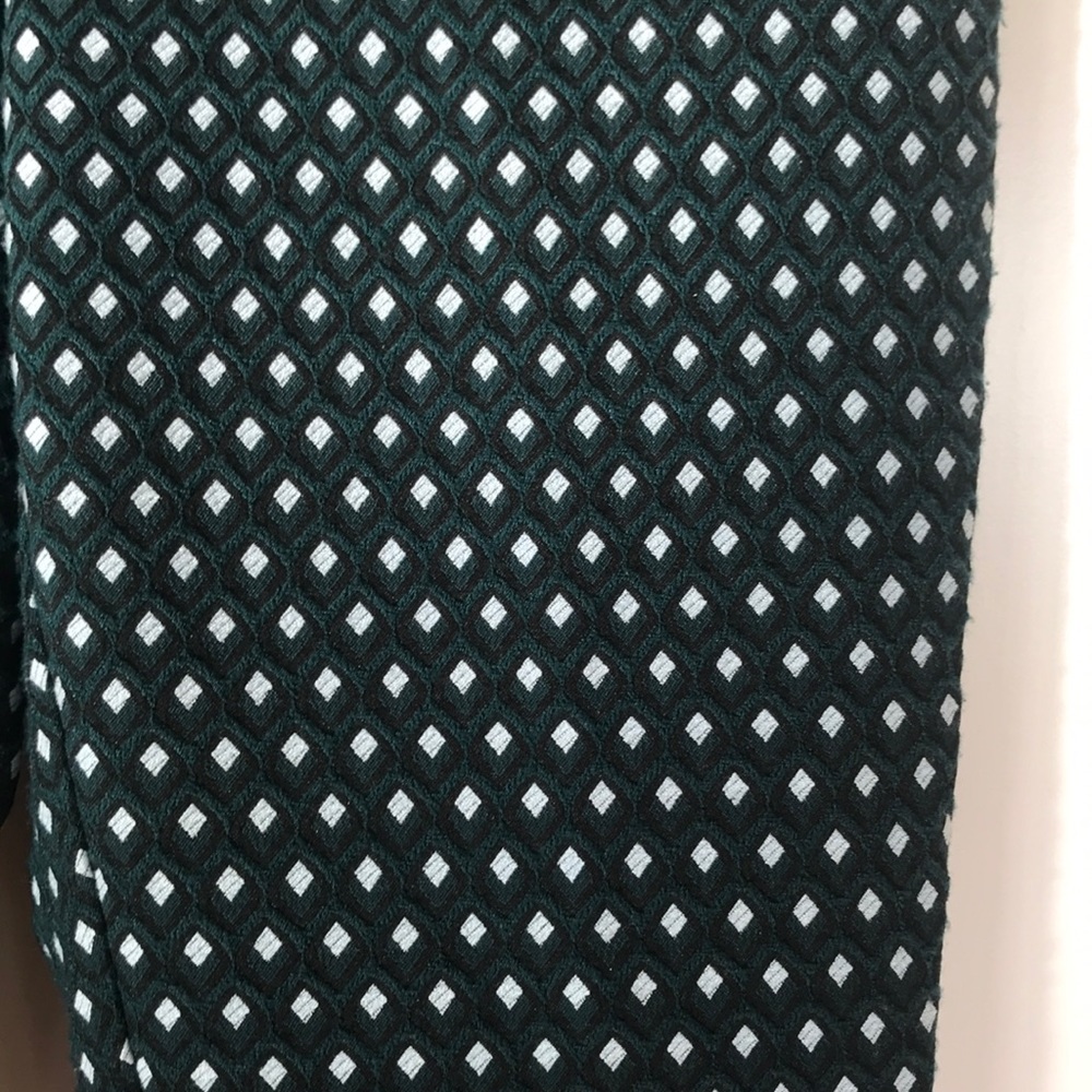 Patterned Slightly Flared Crop Pants - image 2